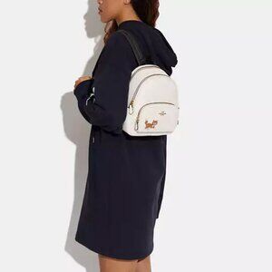 Coach  Mini Court Backpack With Dancing Kitten NWT